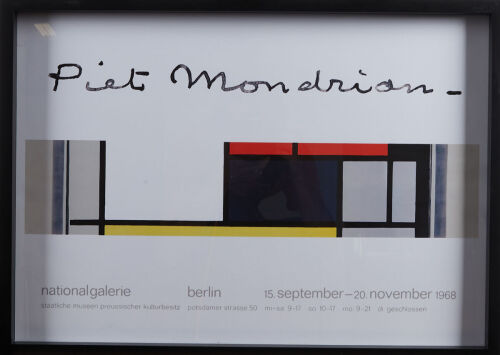 PIET MONDRIAN Berlin Exhibition 1968