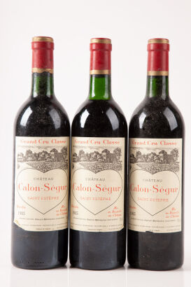 (3) 1985 Chateau Calon Segur, St Estephe