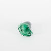 An Green Handblown Glass Arum Lily - 2