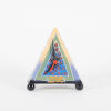 A Brendan Adams New Zealand Colourful Pottery Clock