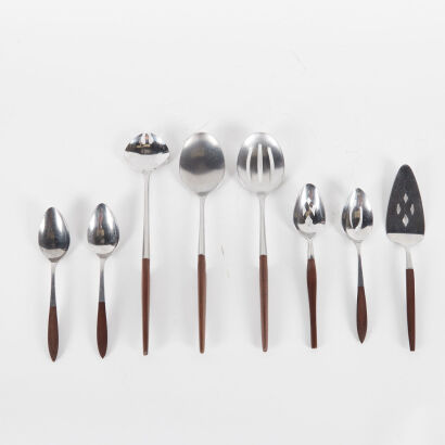 A Vintage Japanese 8-Piece Serving Set By Epic