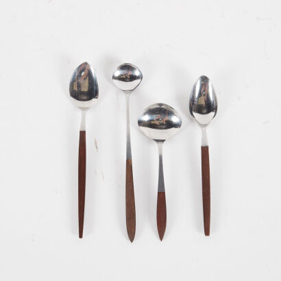 A Vintage Japanese 23-Piece Spoon Set By Epic