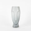 A Fantastic Frosted Glass Head Vase