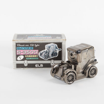 A Vintage Classic Car Pencil Sharpener In Orginal Box