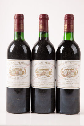 (3) 1982 Chateau Margaux, Margaux