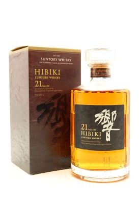 (1) Hibiki 21 Year Old Blended Japanese Whisky, 43% ABV