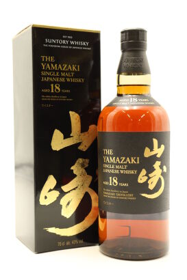 (1) The Yamazaki 18 Year Old Single Malt Whisky, 43%ABV