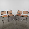 A Set Of Four Vintage Marcel Breuer Style Dining Chairs - 2