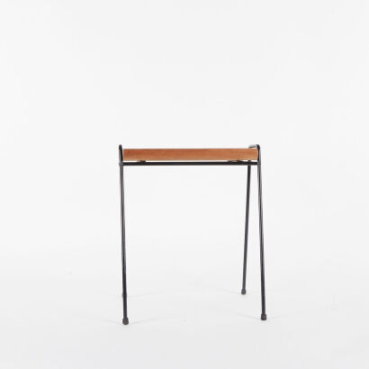 A Retro Rimu Topped Stool