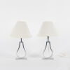 A Set Of Vintage Ikea Klabb Aluminium Table Lamps
