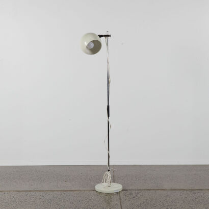 A Mid Century Floor Standing Eyeball Lamp