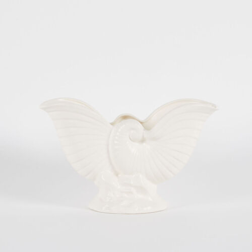 A Large Crown Lynn Nautilus Shell Vase