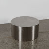 A Stainless Steel Drum Coffee Table - 2