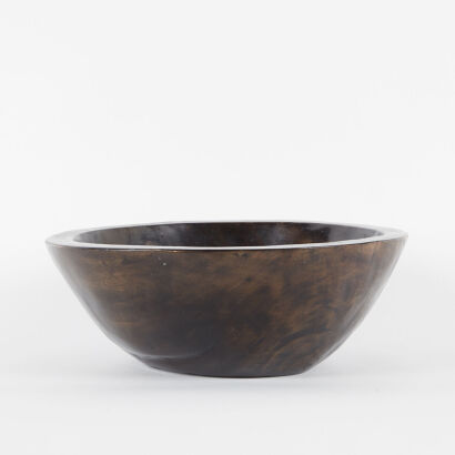 An Impressively Large Wooden Bowl