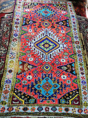 A Bright Persian Wool Rug