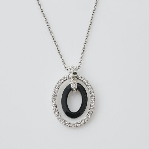 Swarovski Oval Crystal Necklace