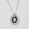 Swarovski Oval Crystal Necklace