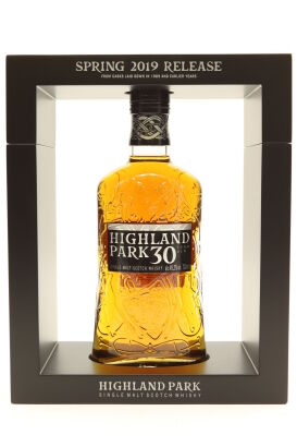 (1) Highland Park 30 Year Old Spring 2019 Release, Single Malt Scotch Whisky, Orkney, Scotland, (GB) [WE98] [WA94] 45.2% ABV