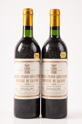 (2) 1985 Chateau Pichon Longueville Comtesse de Lalande, Pauillac