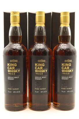 (3) Kavalan King Car Conductor Single Malt Taiwanesse Whisky, 46% ABV