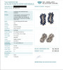 Estate, 14ct White Gold, Sapphire and Diamond Earrings - 4