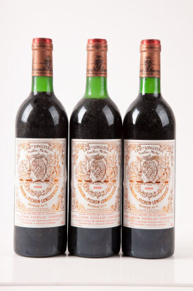 (3) 1982 Chateau Pichon Longueville Baron, Pauillac