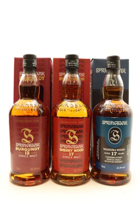 (1) Springbank Collection, Sold as one lot