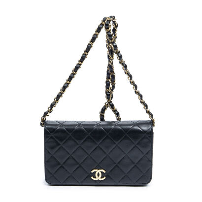 Chanel CC Push Lock Mini Mademoiselle Full Flap Bag