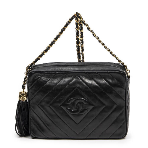 Chanel CC Tassle Vintage Camera Bag