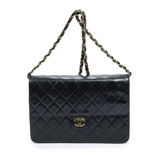 Chanel CC Push Lock Tall Straight Flap Bag