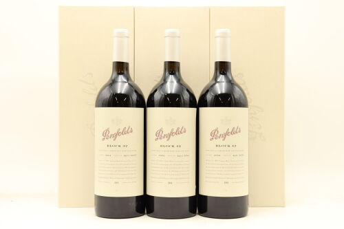 (3) 2004 Penfolds Kalimna Block 42 Cabernet Sauvignon, Barossa, 1500ml [WE97] [JR19] [BC94] [RP97] [WS97]