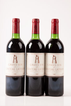 (3) 1981 Chateau Latour, Pauillac