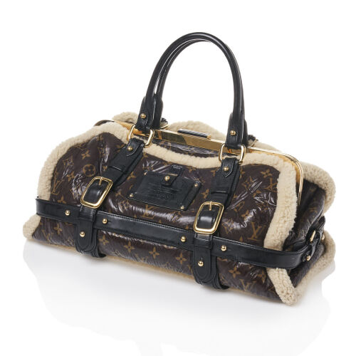 Louis Vuitton Limited Edition Monogram Shearling Storm Bag