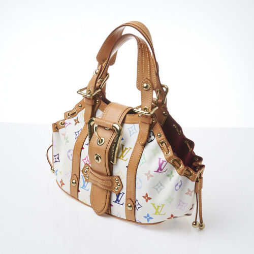 Louis Vuitton White Monogram Multicolore Theda GM Bag
