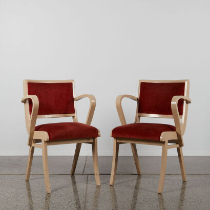 A Pair of Mid-Century German Chairs