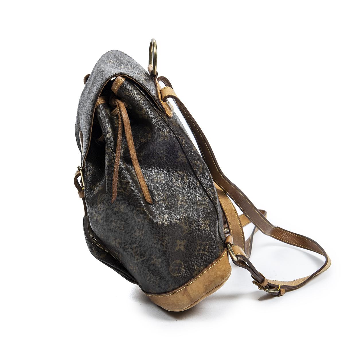 Sold at Auction: A Louis Vuitton Monogram Montsouris MM Backpack