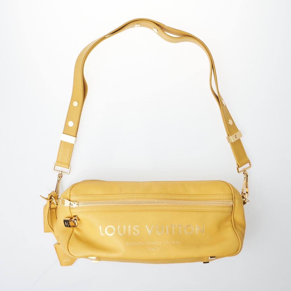 LOUIS VUITTON Supple Calfskin Paname Take Off Flight Overseas Bag