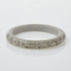 Louis Vuitton Silver Monogram Inclusion Bangle