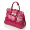 Herm&egrave;s Fuchsia Crocodile Porosus Birkin 30 - 2
