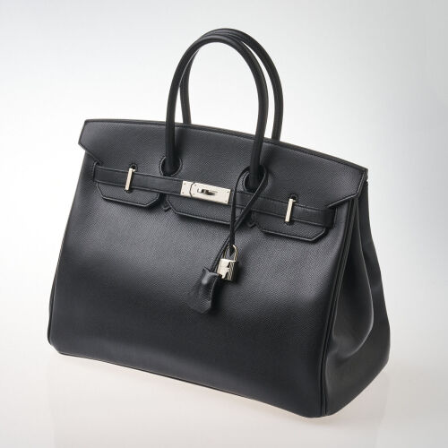 Herm&egrave;s Noir Epsom Birkin 35 Bag