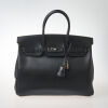 Herm&egrave;s Noir Epsom Birkin 35 Bag - 2