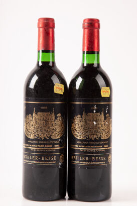 (2) 1983 Chateau Palmer, Margaux