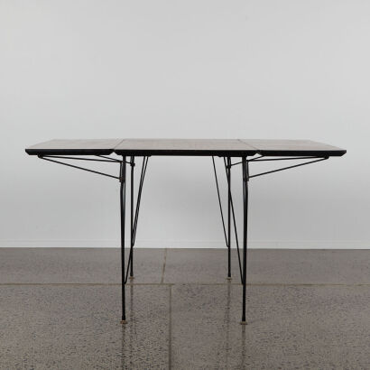 A Retro Drop Leaf Table with A Formica Top