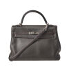 Herm&egrave;s Horseshoe Graphite Togo Kelly Retourne 32 Bag - 2