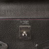 Herm&egrave;s Horseshoe Graphite Togo Kelly Retourne 32 Bag - 7