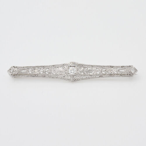 Platinum Diamond Brooch