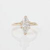 14ct Yellow Gold Cubic Zirconia Ring