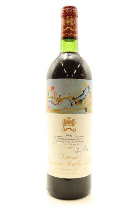 (1) 1981 Chateau Mouton Rothschild, Pauillac (TS)