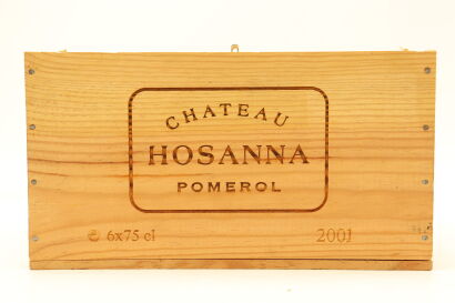 (6) 2001 Chateau Hosanna, Pomerol [JR16.5] (OWC)