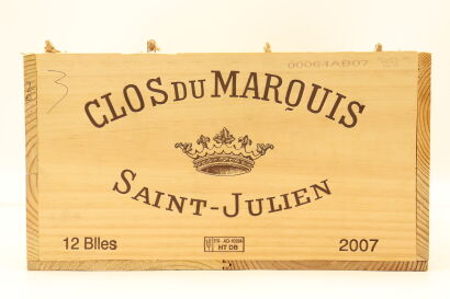 (12) 2007 Chateau Leoville-Las Cases 'Clos du Marquis', Saint-Julien (OWC)